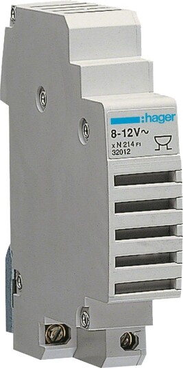 Hager SU214 Summer for montering i normsentral 12 V, Elfordeling & strømforsyning