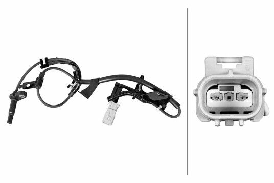 Sensor, ABS HELLA 6PU 358 218-801