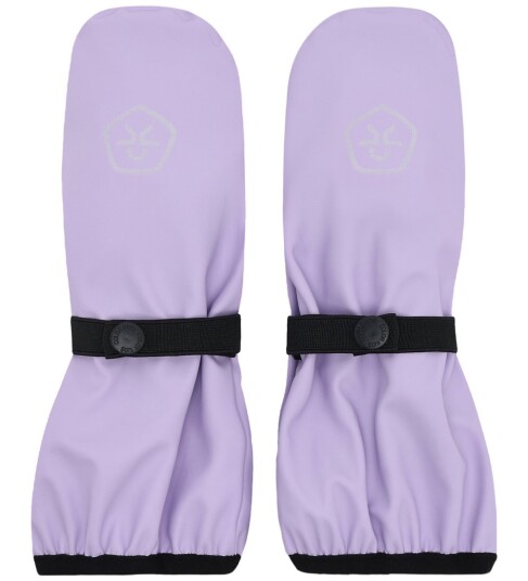 Color Kids Mittens Pu Purple 6 8Y