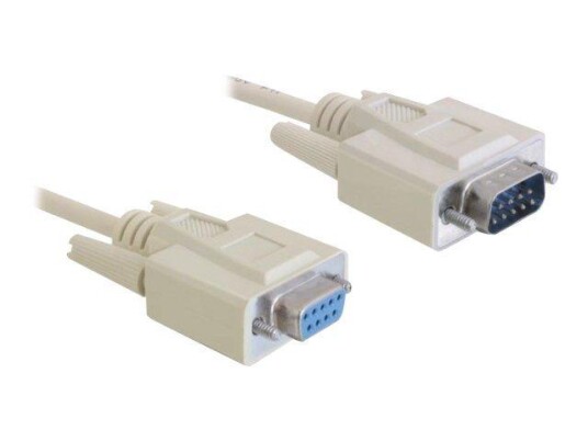 Delock seriellforlengelseskabel - DB-9 til DB-9 - 5 m