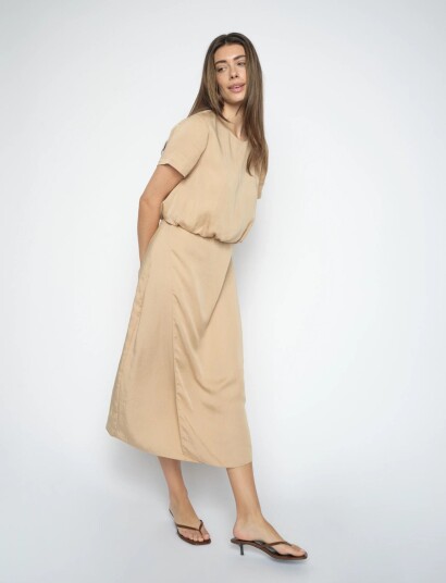 MOS MOSH Mmpersie Annie Dress Beige S MOS MOSH Mmpersie Annie Dress Beige S