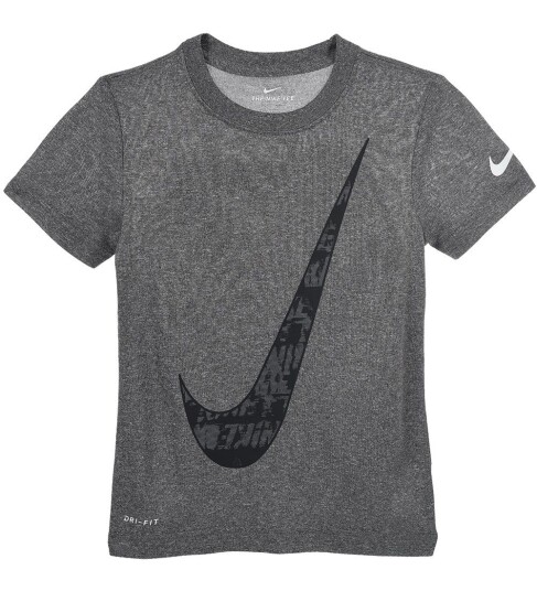 Nike T skjorte Dri Fit Karbon Heather 5 år 110 T skjorte Grå