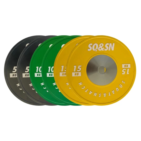 SQ&SN Vektløftning Vektsett 60 kg Farget