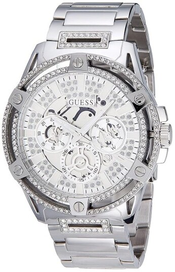 Guess Herreklokke GW0497G1 King Sølvfarget/Stål Ø48 mm