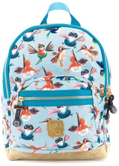 Pick &  Pack Birds Ryggsekk 7L Dusty Blue