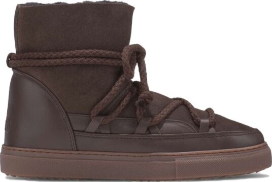 Inuikii Women's Classic Sneaker Dark Brown 37