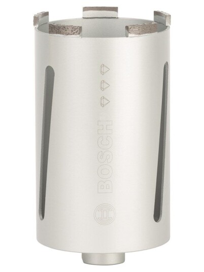 Bosch Diamanttørrborkrone G 1/2" 92 mm, 150 mm, 5 segmenter, 7 mm Bosch Diamanttørrborkrone G 1/2" 92 mm, 150 mm, 5 segmenter, 7 mm