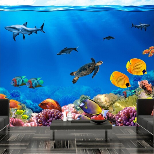 Fototapet Underwater Kingdom 100x70 - Artgeist sp. z o. o.