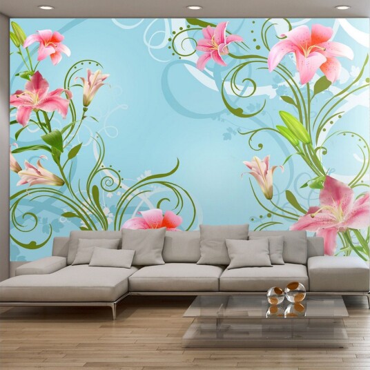 Veggmaleri Subtle Beauty Of The Lilies II 250x175 - Artgeist sp. z o. o.