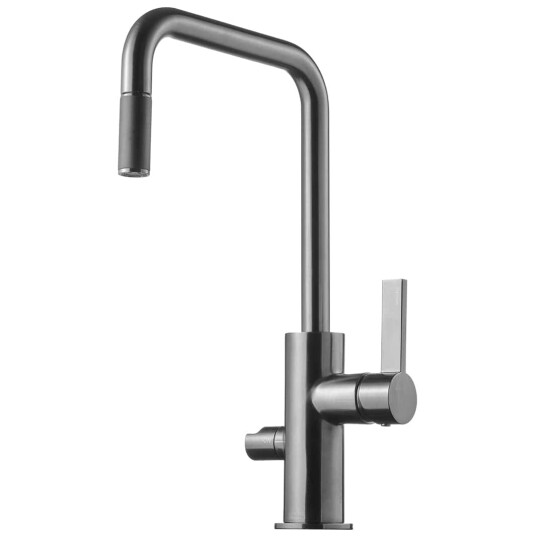 Tapwell Arm887 Uttrekk + Avstengning Brushed Black Chrome (TA-9424266) Tapwell Arm887 Uttrekk + Avstengning Brushed Black Chrome (TA-9424266)