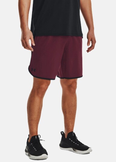 Ua Hiit Woven 8in Shorts Dark Maroon 2xl  Løpeshorts