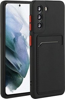 Samsung Galaxy S21 5G TPU-deksel med Kortholder Svart