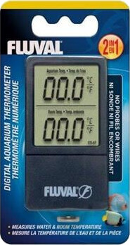 Fluval 2-In-1 Digital Aquarium Thermometer (H11193) Fluval 2-In-1 Digital Aquarium Thermometer (H11193)