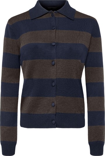 Mango Cardigan With Buttons And Lapel Collar BROWN XS