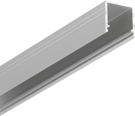 Topmet 1m aluprofil SMART10 AC2/Z   Anodisert påbygging LED skinne