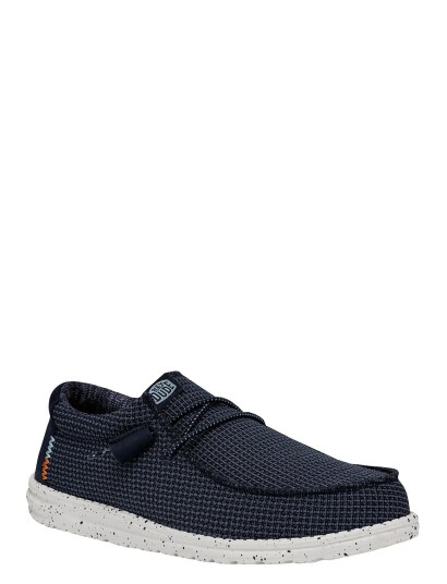Hey Dude Wally Sport Mesh Navy 43 Hey Dude Wally Sport Mesh Navy 43