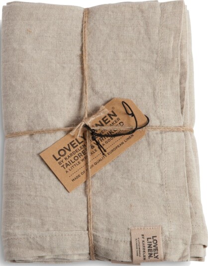 Lovely Linen Misty Table Runner - Grey - 45X150CM