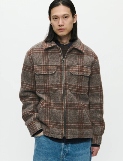 WOOD WOOD Wwlam Jacket 25176 - Brown - XL WOOD WOOD Wwlam Jacket 25176 - Brown - XL