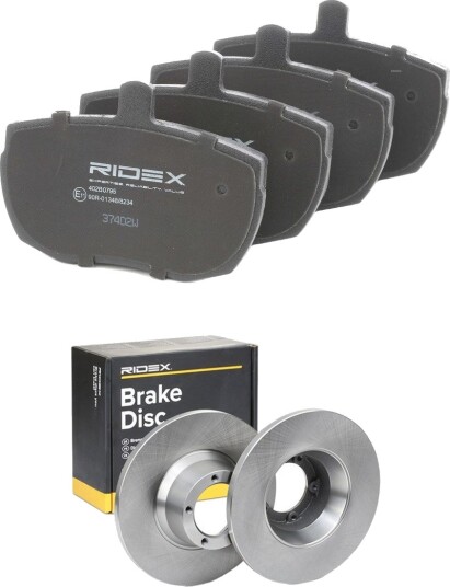 Bremseskiver og -klosser RIDEX 3405B2516