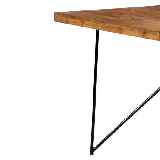 vidaXL Spisebord 180x90x76 cm heltre akasie