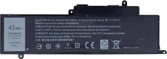 Bærbart batteri for Dell Inspiron 11 3000 serien 3147 3148 3153 GK5KY 11,1V 43Wh