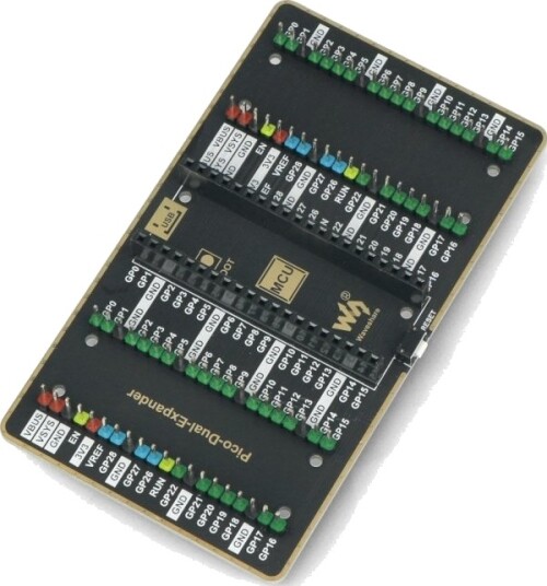 Waveshare Pico Dual Expander – Dobbelpinneutvider 2 X 20 Gpio – For Raspberry Pi Pico – Waveshare 19343} Waveshare Pico Dual Expander – Dobbelpinneutvider 2 X 20 Gpio – For Raspberry Pi Pico – Waveshare 19343}