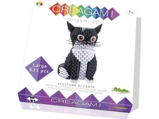 Creagami Origami 3D Cat 632 Deler 3178733 Creagami Origami 3D Cat 632 Deler 3178733