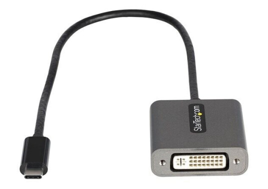 StarTech USB C til DVI Adapter 1920x1200p Sort StarTech USB C til DVI Adapter 1920x1200p Sort