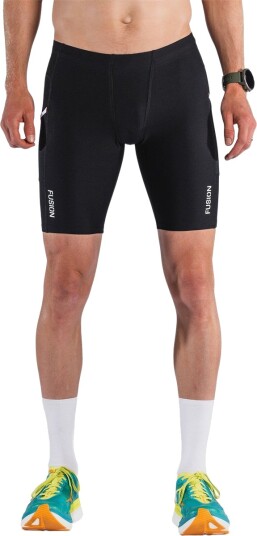 FUSION Short Advanced Løpetights Herre Svart 2XL