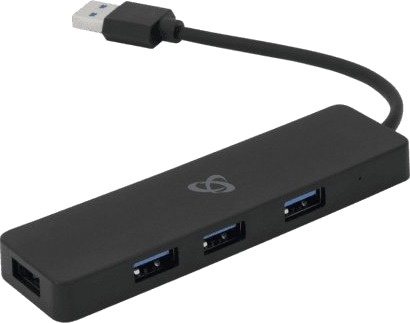 Sbox H-504 Usb 2.0 Usb 3.0 5000 Mbit/S Sort Akrylonitril-Butadien-Styren Abs 0,1 M