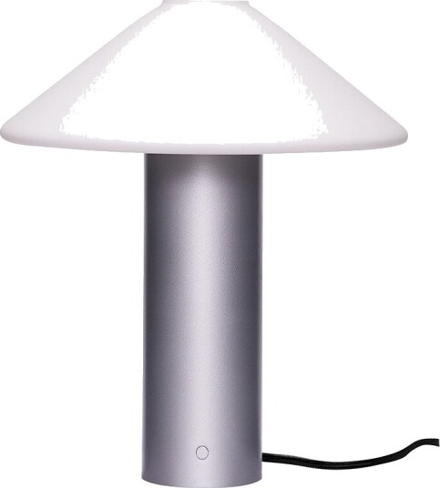 Hübsch Orbit Bordlampe Metalllic Sølv Lampemesteren