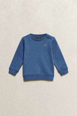 Gant Kids Shield Crew Neck Sweatshirt SALTY SEA 116 Gant Kids Shield Crew Neck Sweatshirt SALTY SEA 116