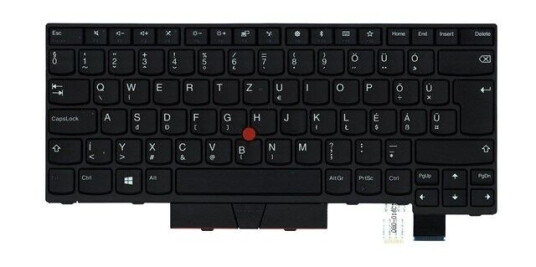 Lenovo Chicony - Brbart tastatur - til utskifting - Ungarsk - Svart