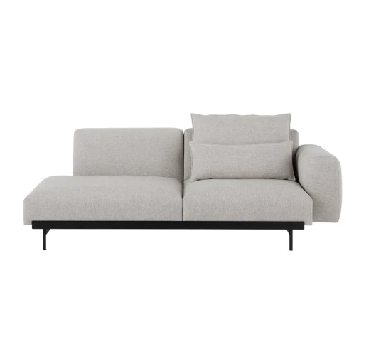 Muuto In Situ 2 seters modulsofa Konfig 2   Ocean80/Svart