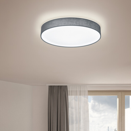 Trio Lighting Lugano taklampe 75 - Grå