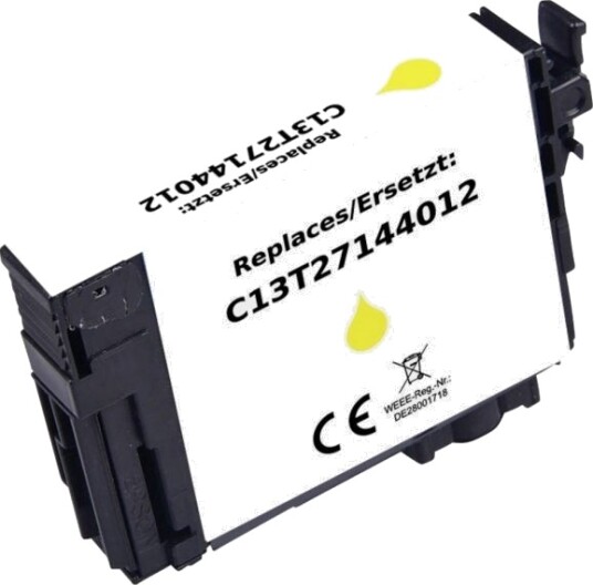 Renkforce Sort Blekk Erstatter Epson T2714 27Xl, C13t27144012 Kompatibel Gul Rf-Et2713xly Rf-6922904 Renkforce Sort Blekk Erstatter Epson T2714 27Xl, C13t27144012 Kompatibel Gul Rf-Et2713xly Rf-6922904
