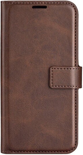 EIDERWOOD iPhone 17 Pro Max Kunstskinn Flip Deksel m. Stativfunksjon & Kortholder Brun