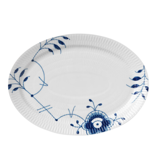 Royal Copenhagen Blue Fluted Mega ovalt fat 7 28 cm