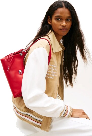 Tommy Hilfiger Tjw City Charm Shoulder Bag Red ONE SIZE
