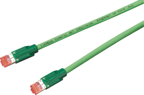 Siemens 6XV1850-2GN10 Patchkabel RJ45/RJ45, Stikkontakter & kabler