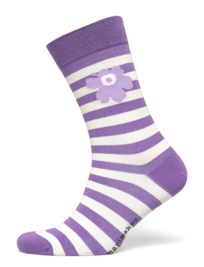Marimekko Kasvaa Tasaraita Unikko - Purple - 37-39