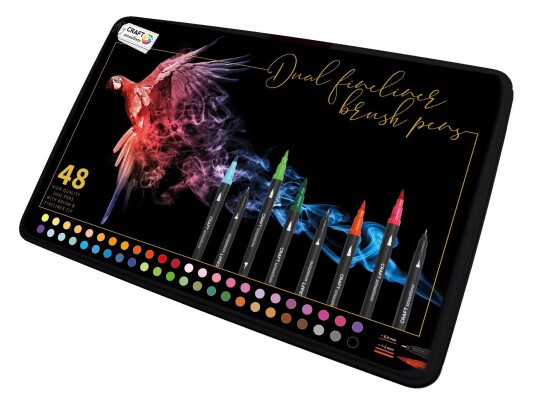 Craft sensations Fineliners / Brush pens 48 pcs CR1513