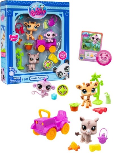 LITTLEST PET SHOP - SAFARI PLAY PK (00524) LITTLEST PET SHOP - SAFARI PLAY PK (00524)
