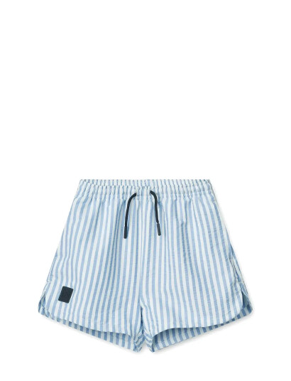 Liewood Aiden Seersucker Board Shorts Blue 104
