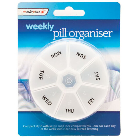 Pilleboks Masterplast 7 dagers pilleboks