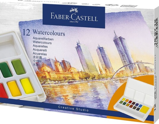 Faber Castell Vannfarger 12 stk