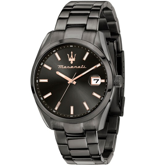 Maserati Attrazione R8853151015 - Herre - 43 mm - Analog - Kvarts urverk - Mineralglas Maserati Attrazione R8853151015 - Herre - 43 mm - Analog - Kvarts urverk - Mineralglas