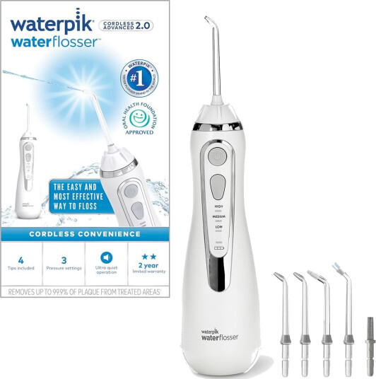 Waterpik Cordless Advanced 2.0 Portable Munnskyller NY modell Waterpik Cordless Advanced 2.0 Portable Munnskyller NY modell