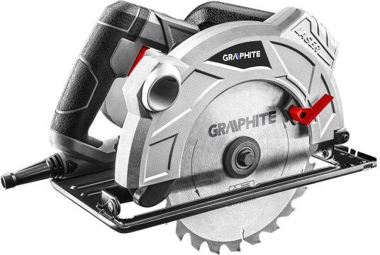 Graphite Sirkelsag 58G493 1800 w, 210 mm, Laserindikator