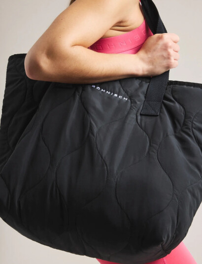 Röhnisch Quilt Tote Bag   Black   ONE SIZE